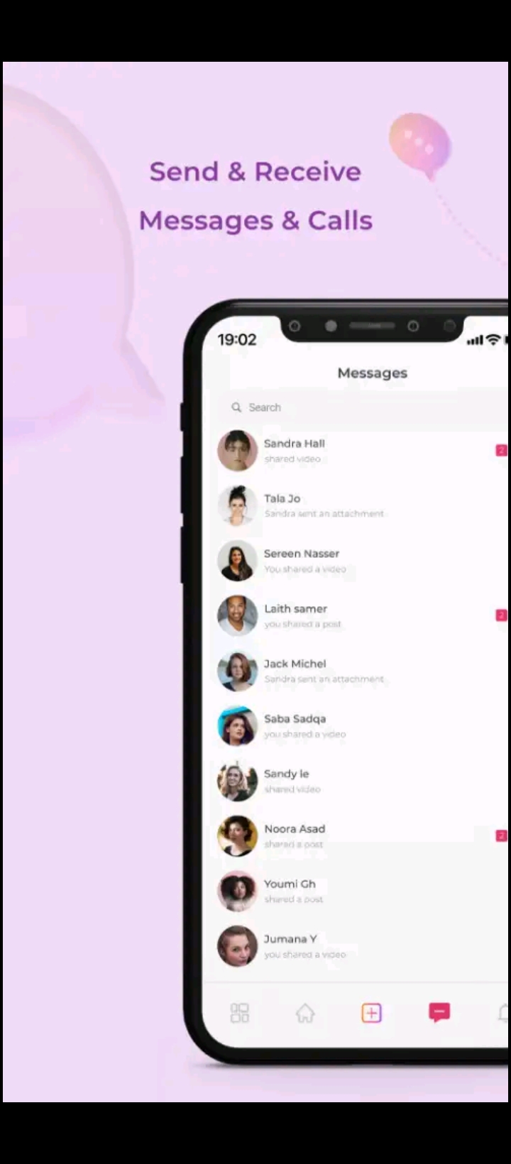 OpTube video feed on mobile